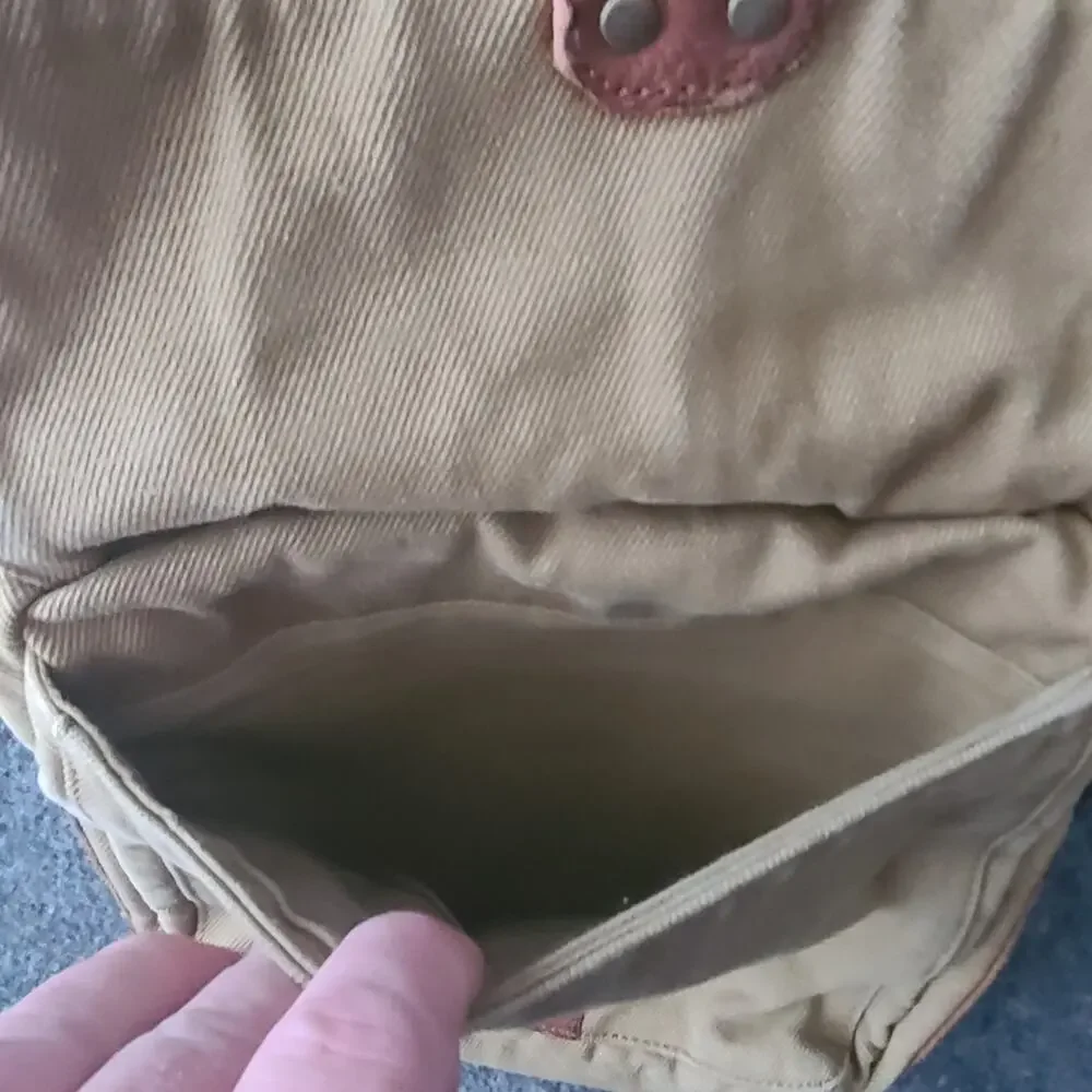 Fossil Backpack FBG309-004 Canvas Material/tan Color.